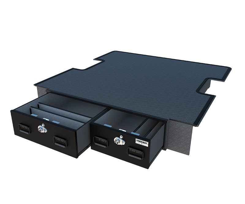 Truck Vault Pickup Drawers Utility Height Offset 6.5' Covered Bed