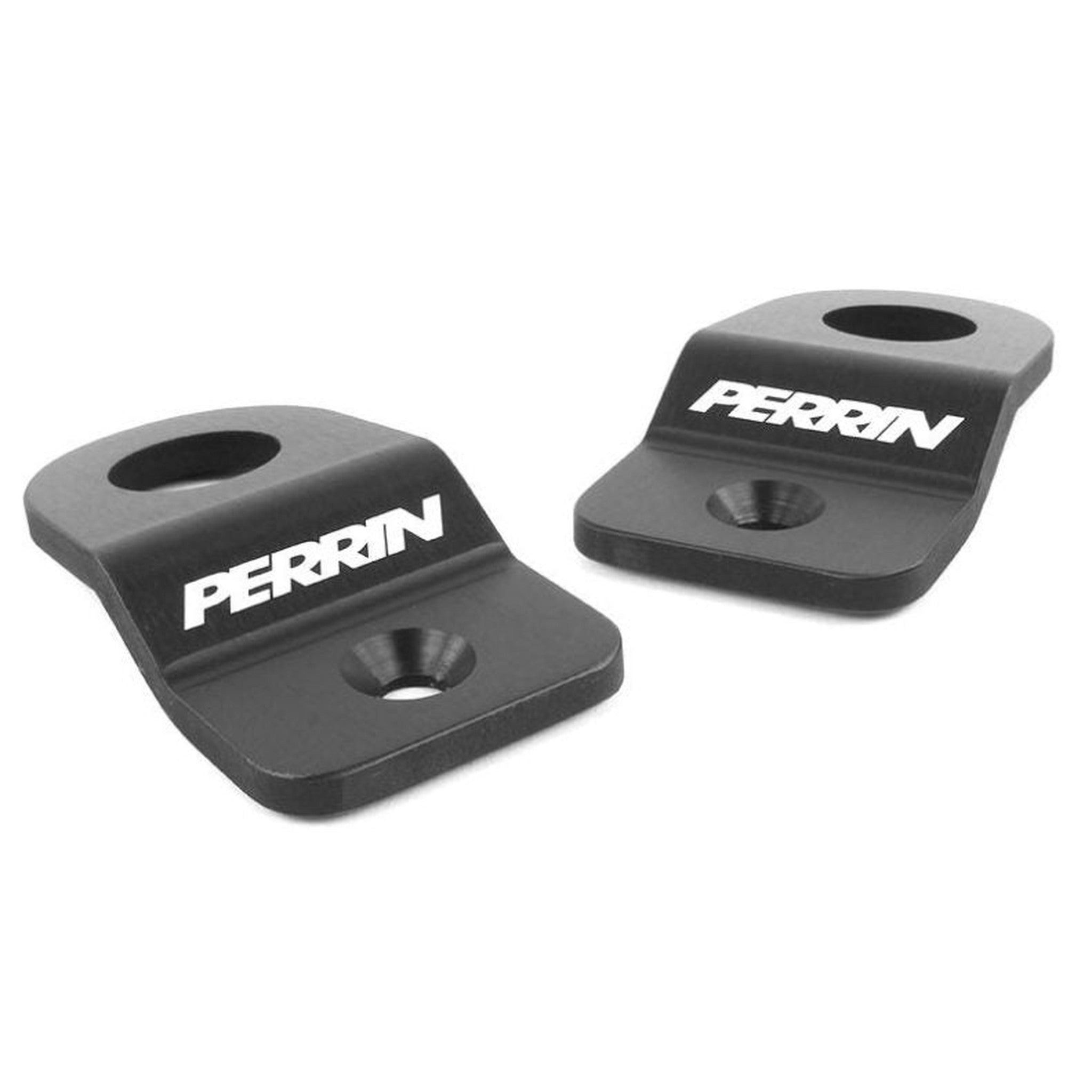 Perrin Upper Radiator Brackets Black 2008-2021 Subaru WRX / STI | PSP-ENG-521BK