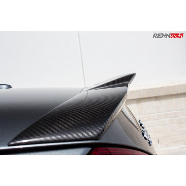 RennTech Aero Carbon Fiber Decklid Spoiler For Mercedes-Benz R230 SL 65 AMG