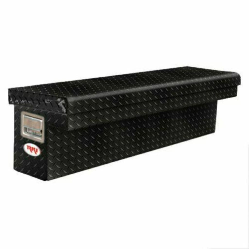RKI Side Mount Truck Tool Box Black Aluminum Model 48SLPAB