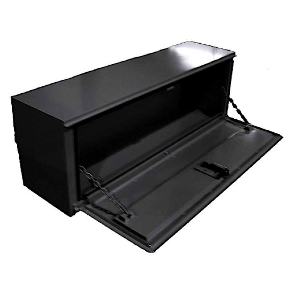 RKI Top Mount Truck Tool Box Single Door Black Steel Model US48CB