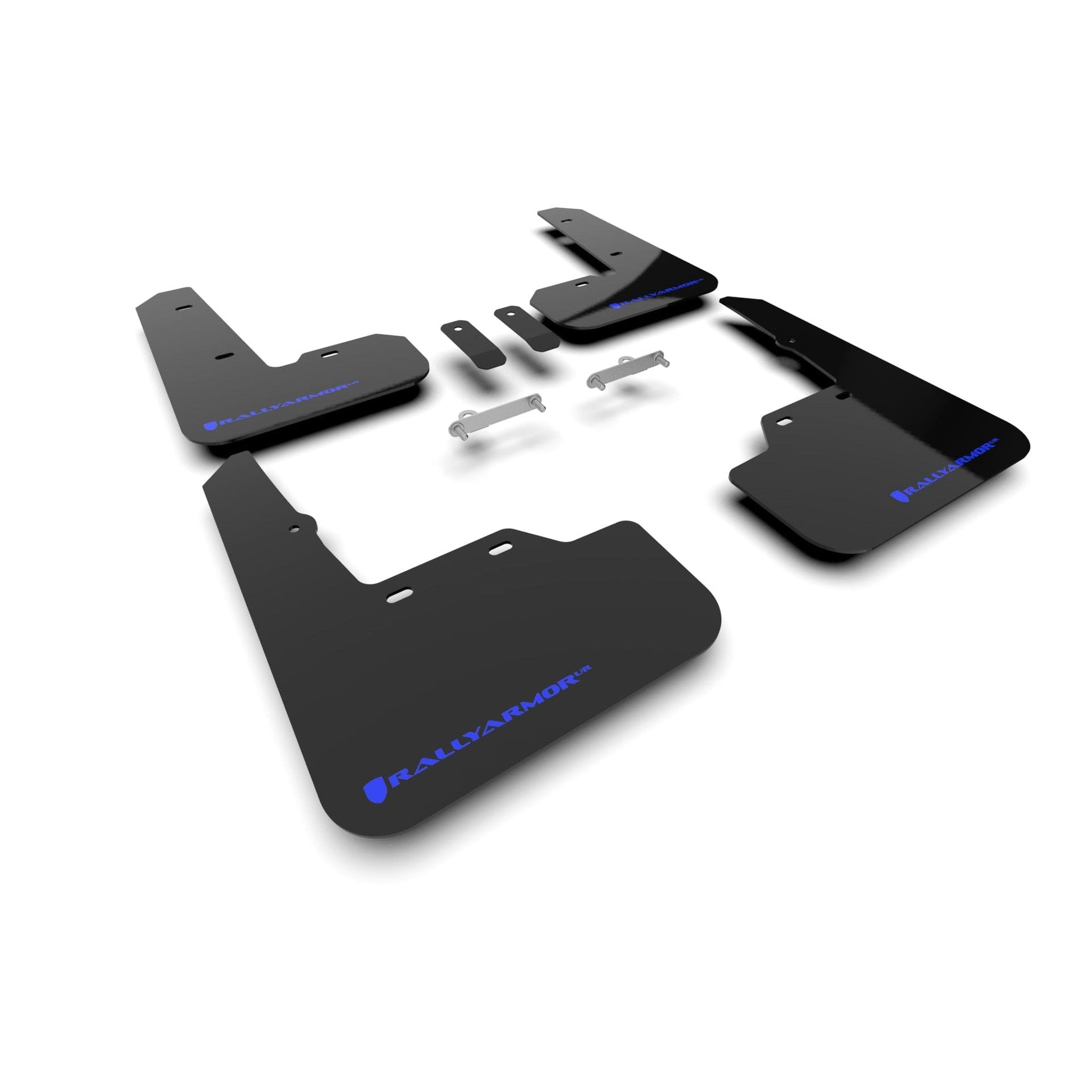Rally Armor UR Black Mud Flap with Blue Logo Subaru WRX 2022-2025 | MF92-UR-BLK/BL