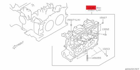Subaru OEM Cylinder Head (Bare) Right BRZ 2013-2020 | 11039AC390