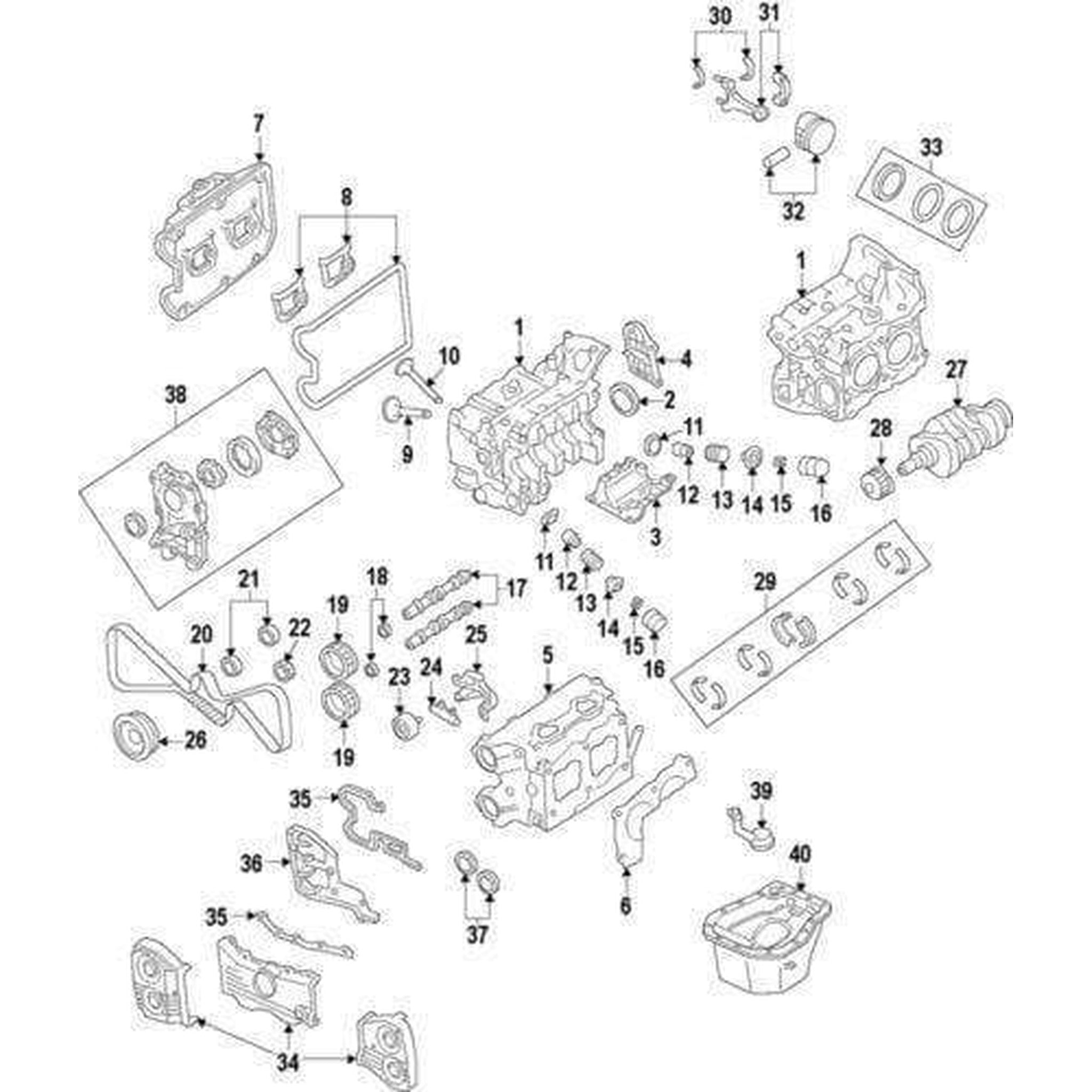Subaru OEM Right Side Exhaust Cam Sprocket 02-07 Impreza EJ20/EJ25 (2.0L & 2.5L Turbo)