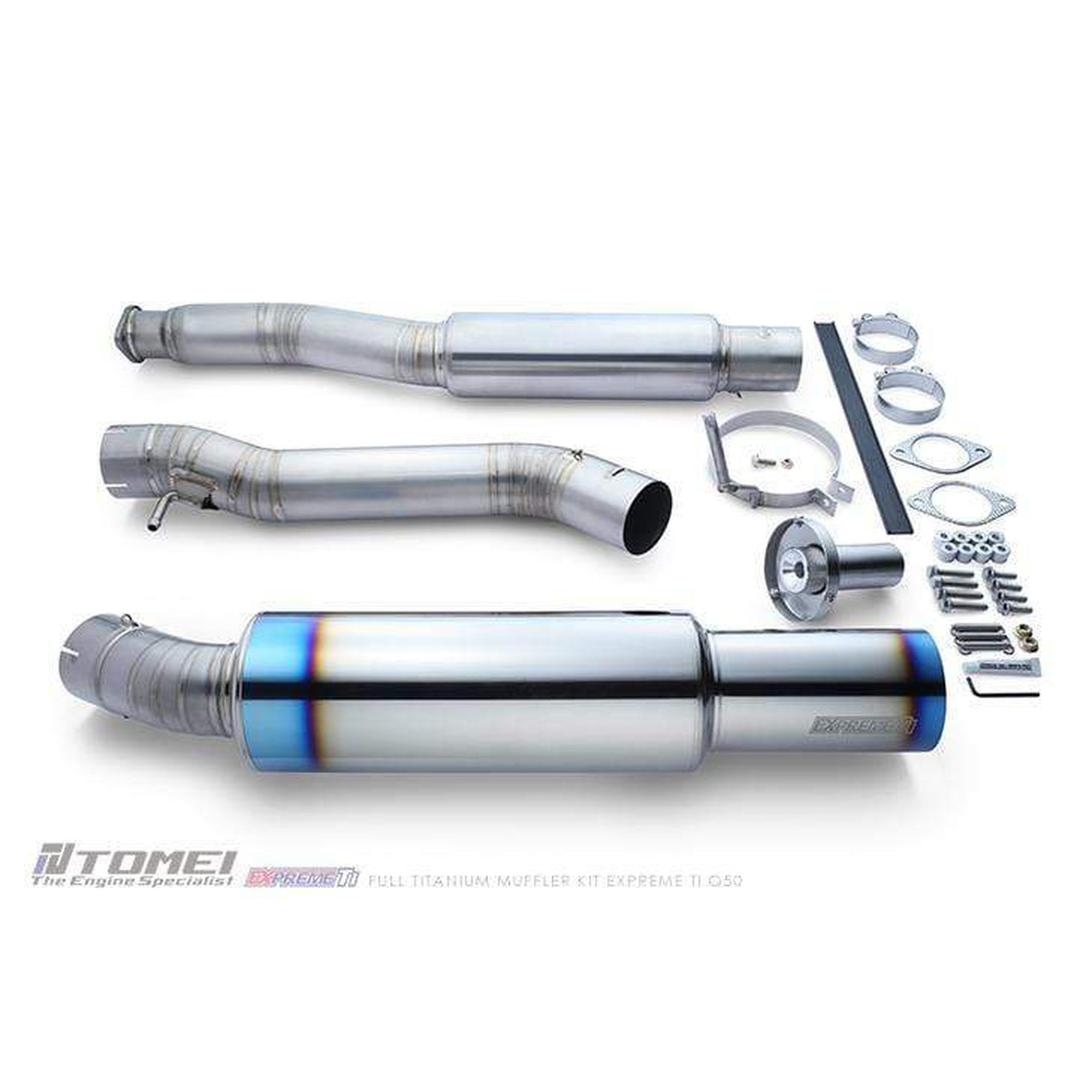 Tomei Full Titanium Muffler Kit Expreme Ti Infiniti Q50 | TB6090-NS21A