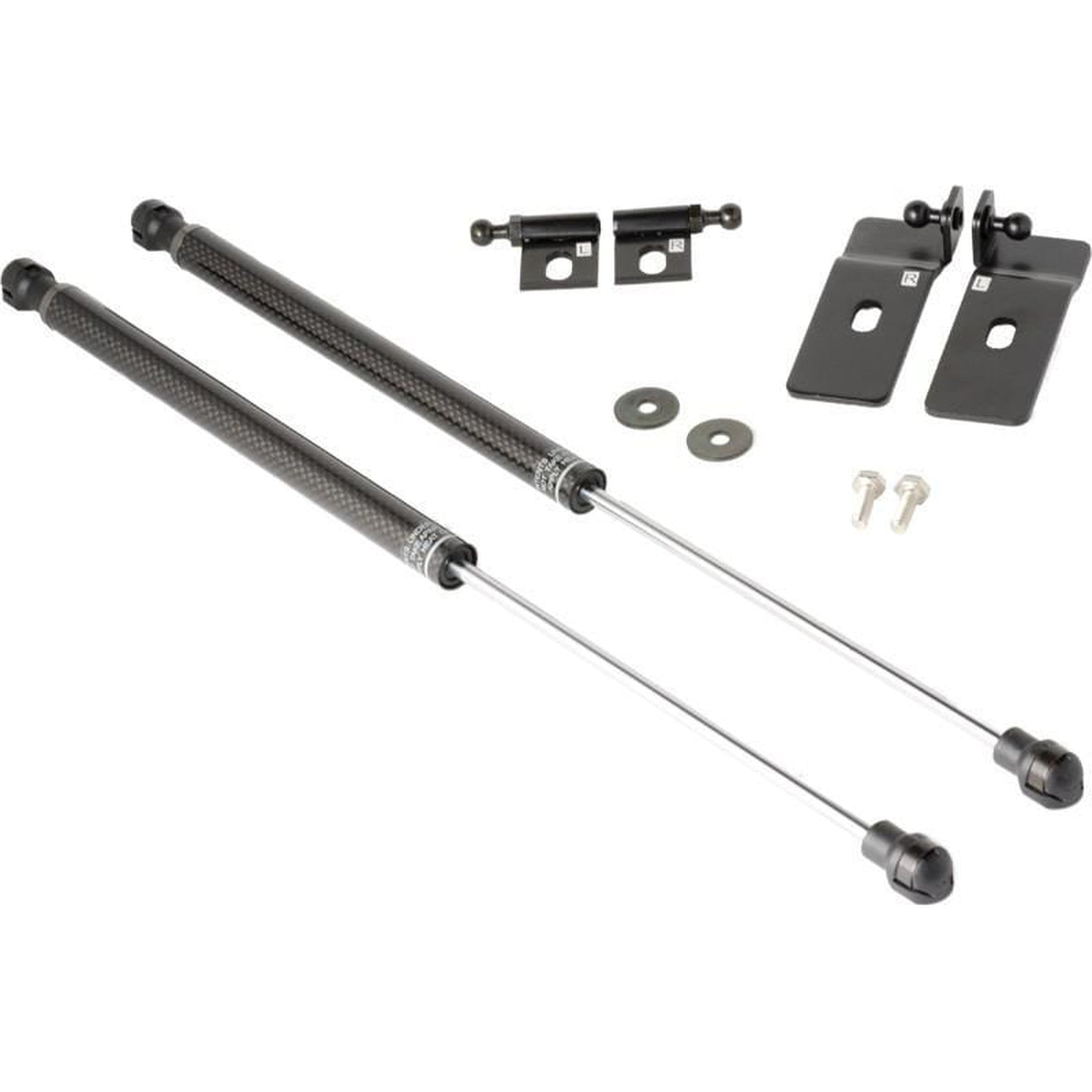 Tomioka Racing Carbon Fiber Hood Dampers 2002-2007 Subaru WRX / STI