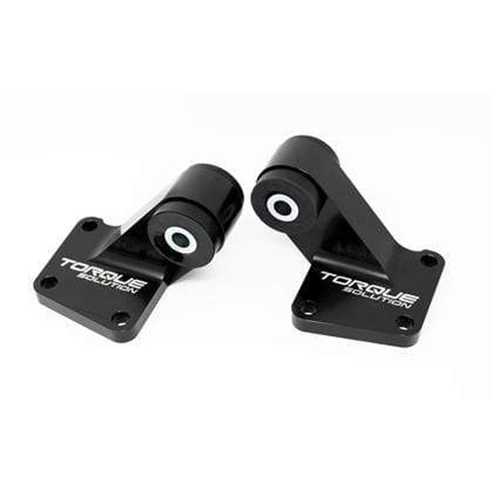 Torque Solution Billet Rear Differential Mounts 03-06 Mitsubishi EVO VII-IX - Black | TS-EV-196