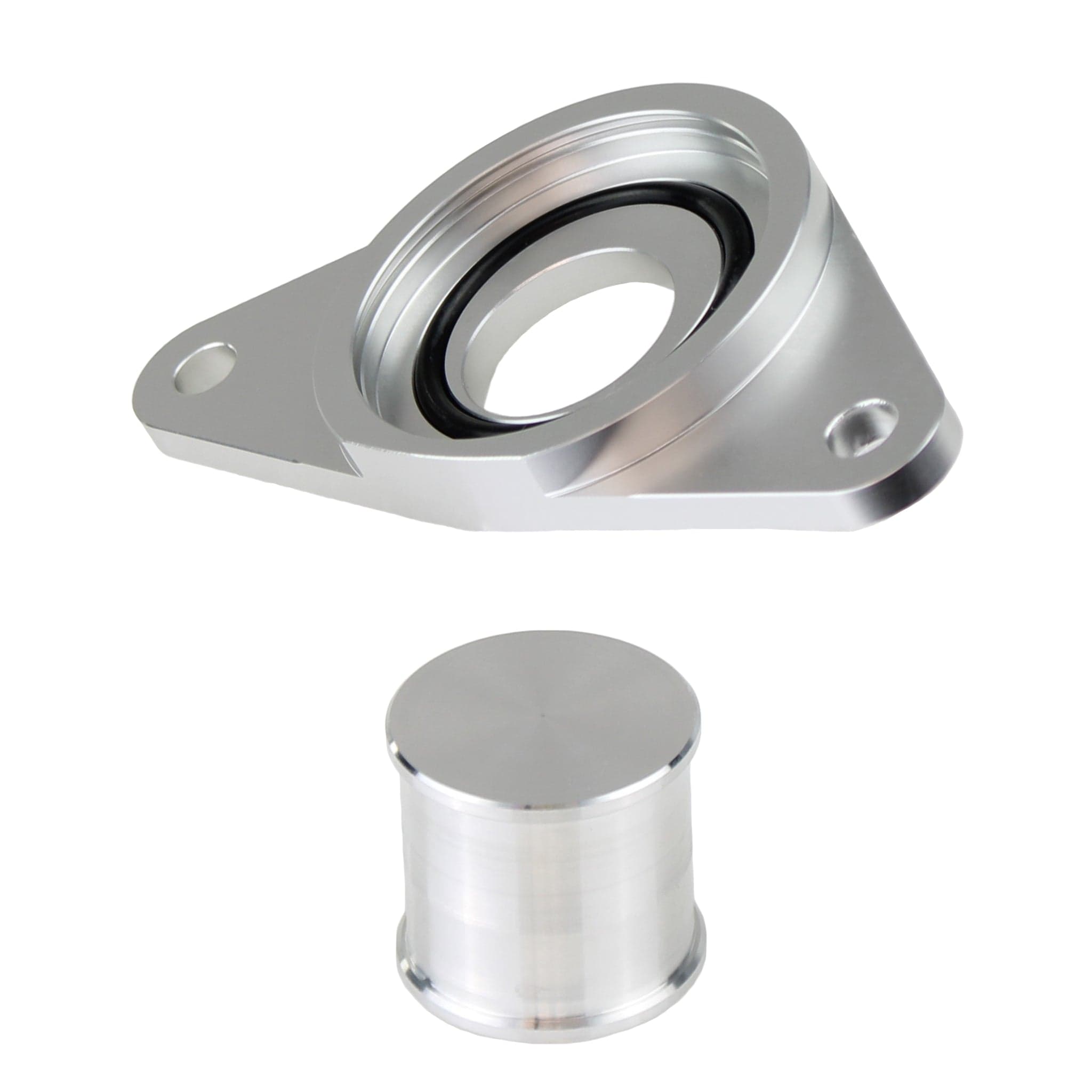 Torque Solution HKS BOV Adapter Flange w/ Plug Subaru WRX 2002-2007 / STI 2004-2021 | TS-SU-HKSC