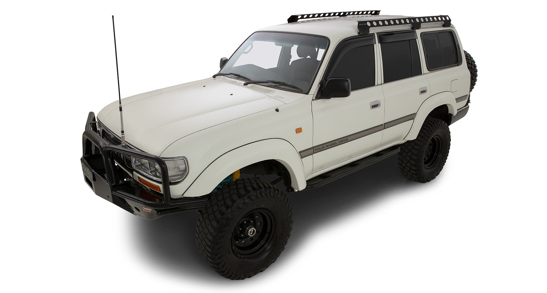 Rhino-Rack Toyota Landcruiser 80 Series Wagon Backbone Mounting System - Long Guttermount - RGMB2 rhrRGMB2