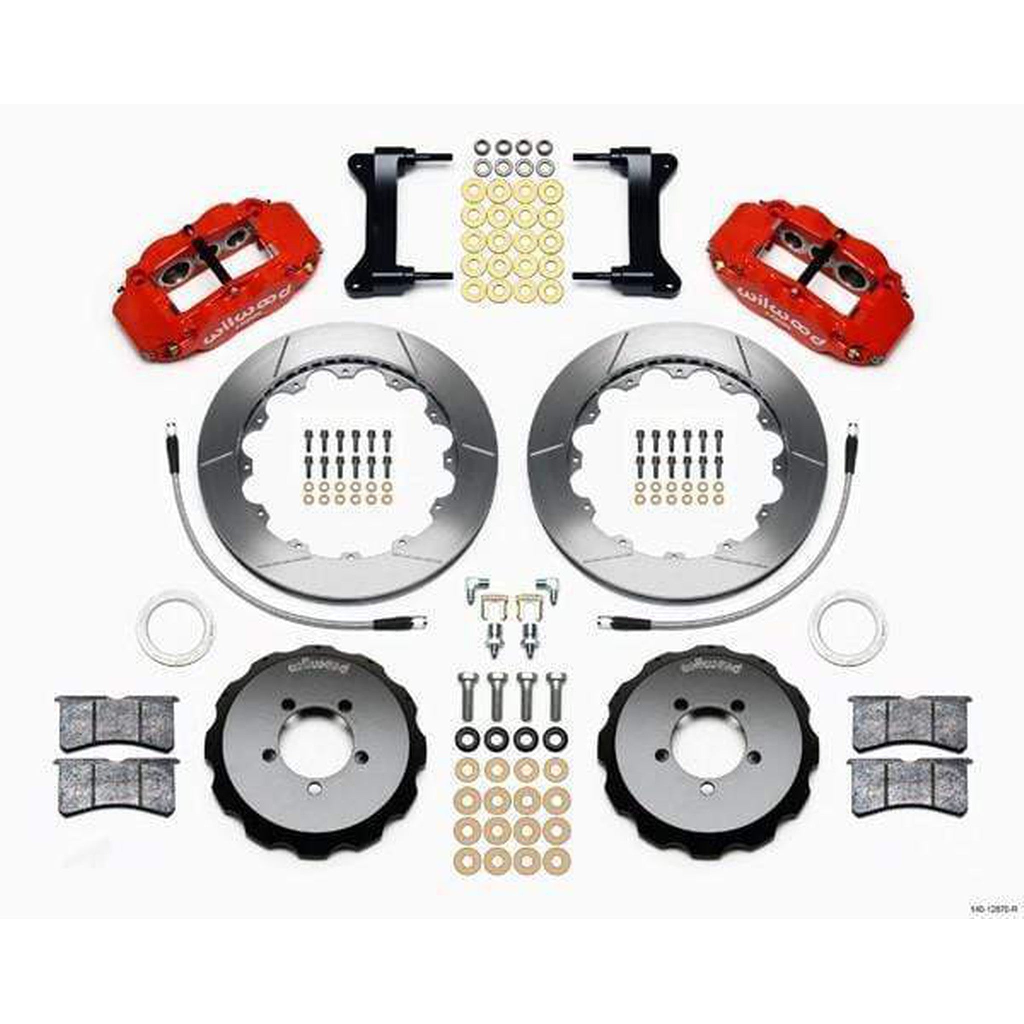 Wilwood FNSL6R Front Red Slotted Big Brake Kit Scion FR-S 2013-2016 / Subaru BRZ 2013-2020