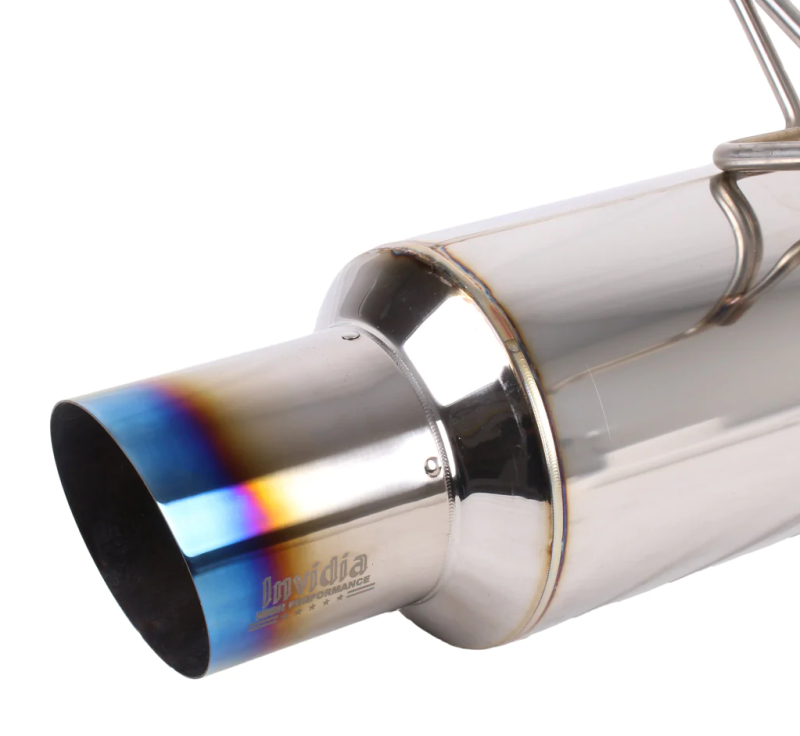 Invidia 2022+ Subaru WRX Single N1 Titanium Burnt Tip Cat-back Exhaust - HS22SW4GTT invHS22SW4GTT