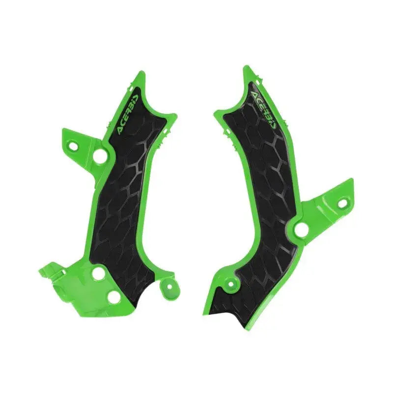 Acerbis 2024 Kawasaki KX450 Frame Guards- X-Grip - Green/Black acb2983671089