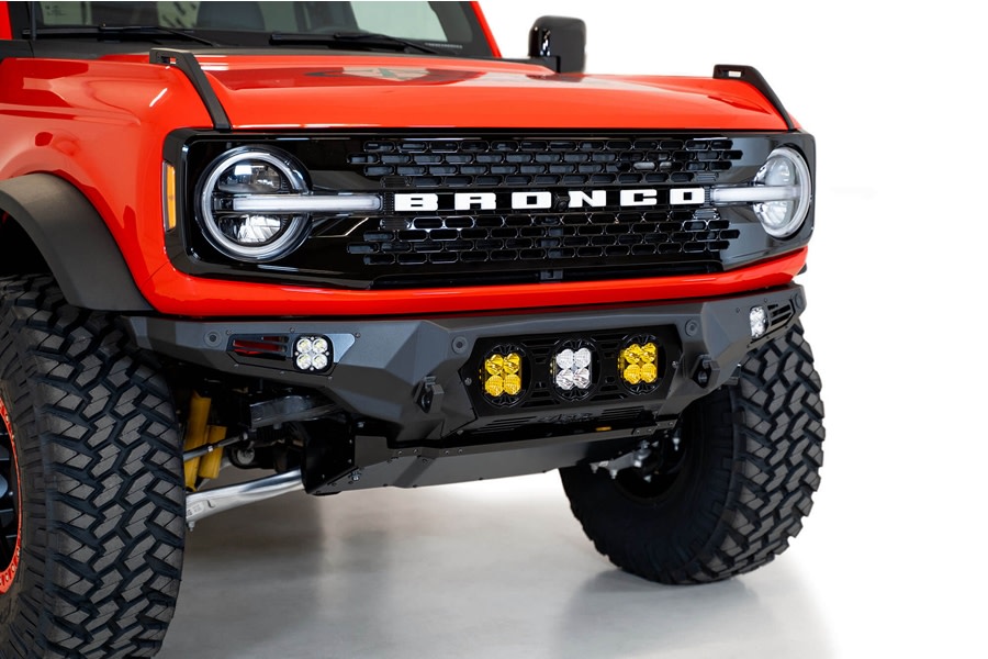 2021-25 Ford Bronco Addictive Desert Designs Bomber Front Bumper - Baja