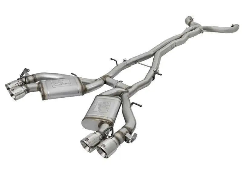 aFe MACHForce XP 3in 304 Stainless Steel Cat-Back Exhaust 16-17 Chevy Camaro SS V8-6.2L 49-34069-p