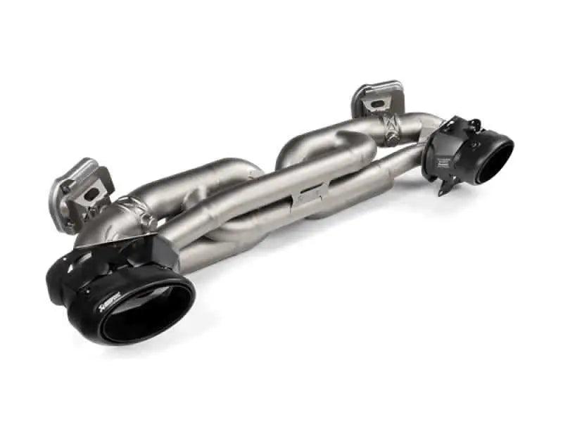 Akrapovic 20-21 Porsche 911 Turbo/Turbo S (992) Tail Pipe Set (Titanium) - Black tp-t-s-33