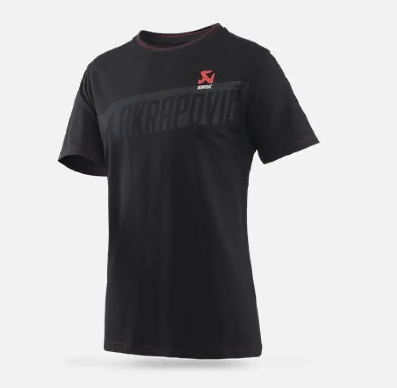 Akrapovic Mens Corpo T-Shirt Black - 2XL - 802046 akr802046
