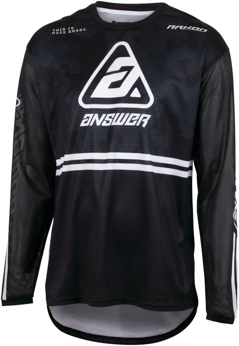 Answer 23 Arkon Trials Jersey Black/White/Grey - 2XL - 447392 ans447392