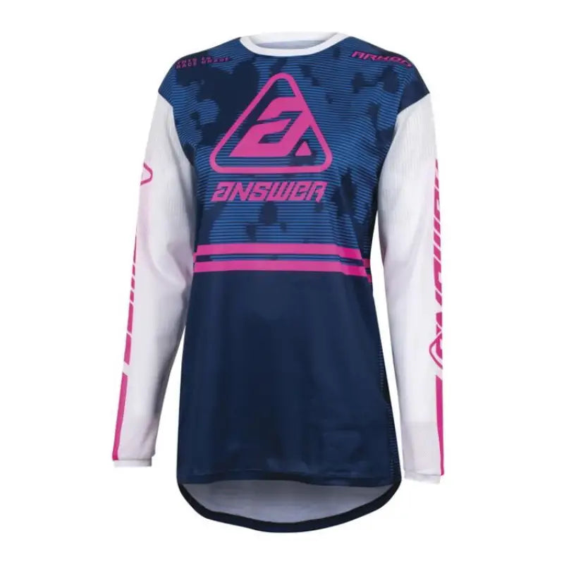 Answer 23 Arkon Trials Jersey Blue/White/Magenta Womens - 2XL - 447406 ans447406