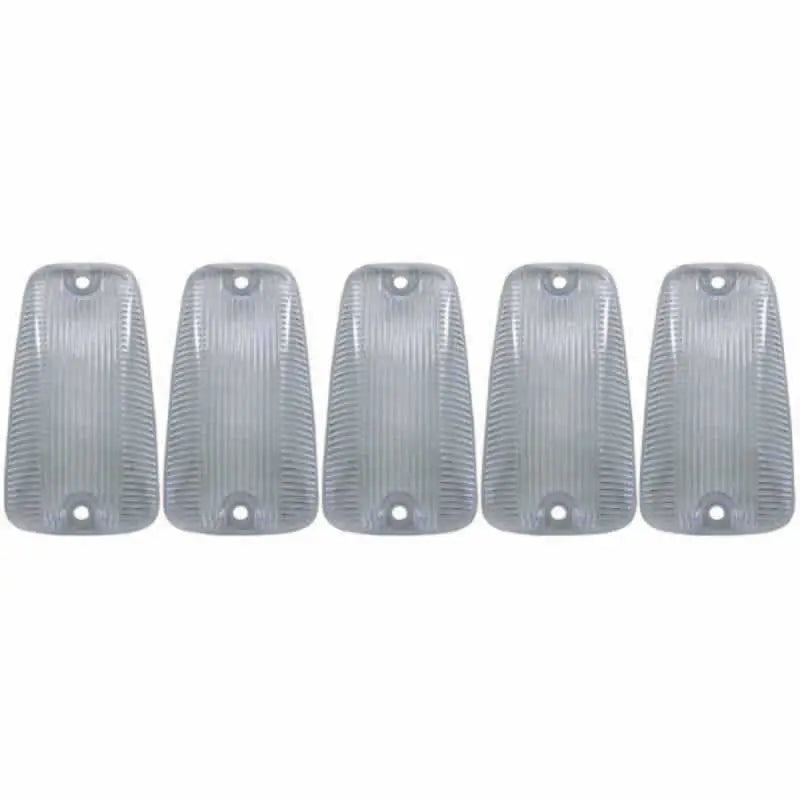 ANZO 1988-2000 Chevrolet Silverado 3500 LED Cab Roof Light Kit Clear 5pc Replac Lens and LED Bulbs 861084