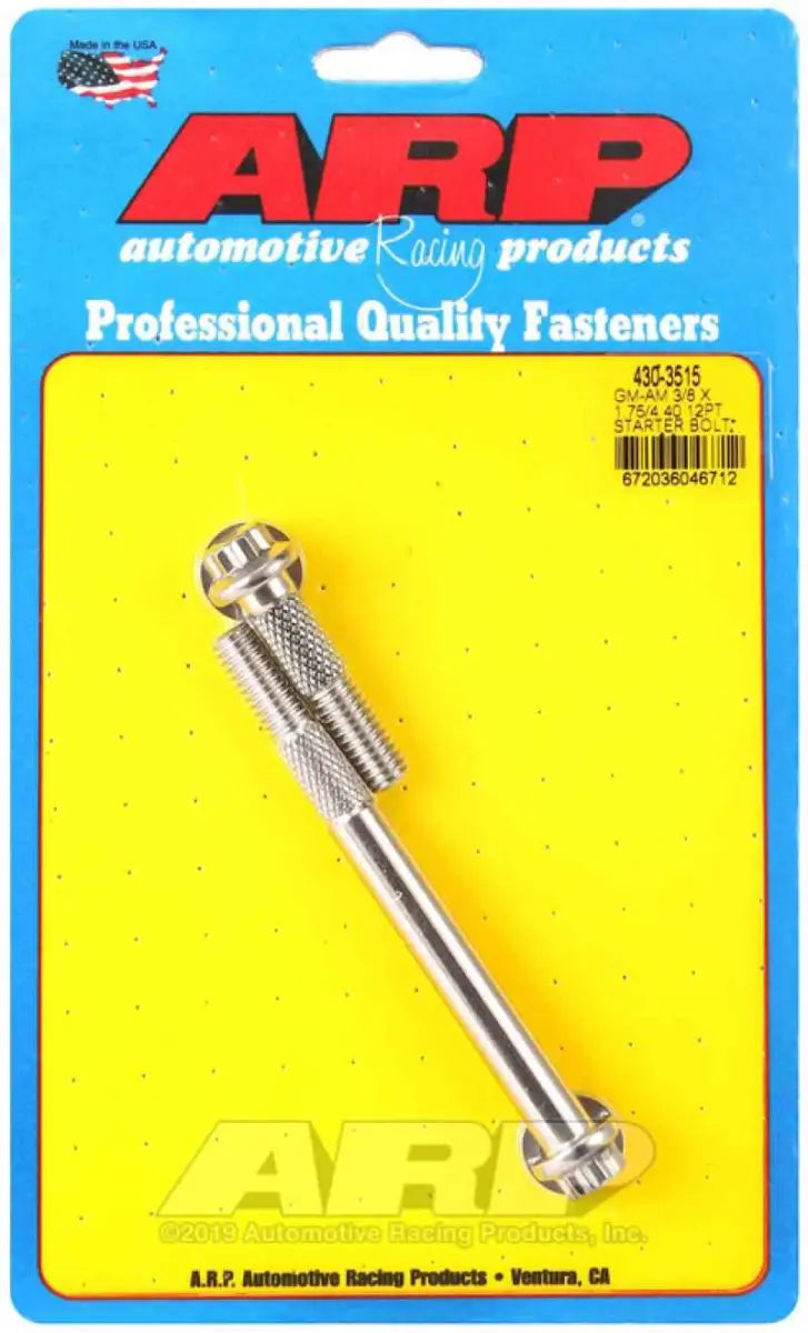 ARP GM 3/8 X 1.750/4.400 12pt SS Starter Bolt Kit 430-3515
