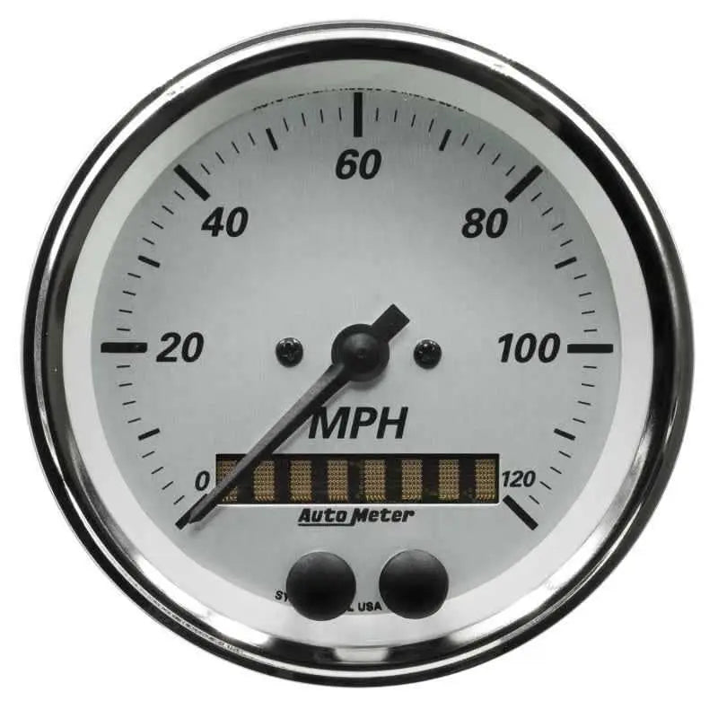 AutoMeter American Platinum Series 0-120MPH 3-3/8in. GPS Speedometer Gauge 1949