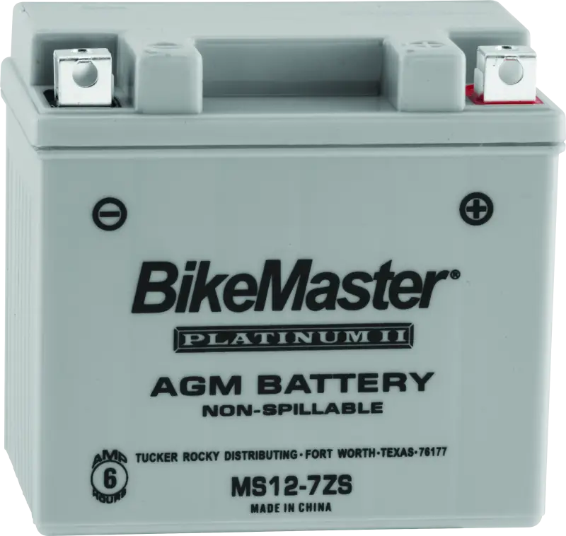 BikeMaster AGM Battery - MS12-7ZS - 780742 bkm780742