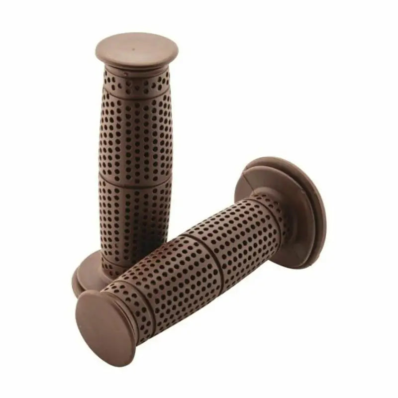 BikeMaster Punch Grips - Brown - 102305 bkm102305