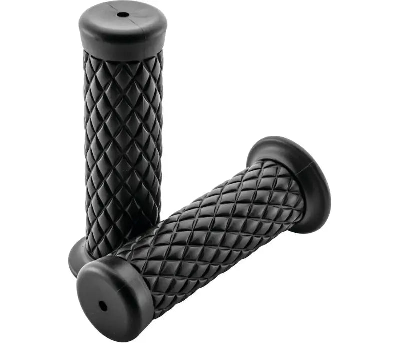 BikeMaster Quilted Grips - Black - 102296 bkm102296