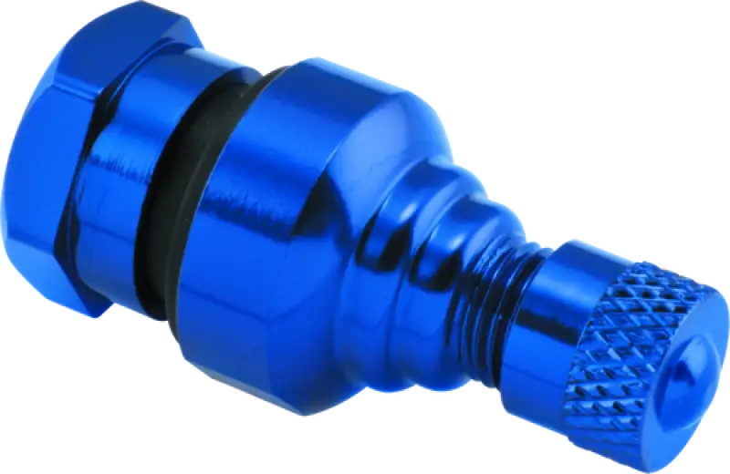 BikeMaster Valve Stem Aluminum 11.3mm Pair Blue - 151977 bkm151977