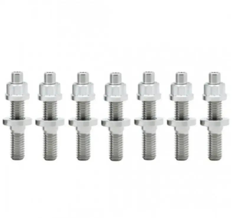 BLOX Racing SUS303 Stainless Steel Exhaust Manifold Stud Kit M8 x 1.25mm 45mm in Length - 7-piece blobxfl-00307-7