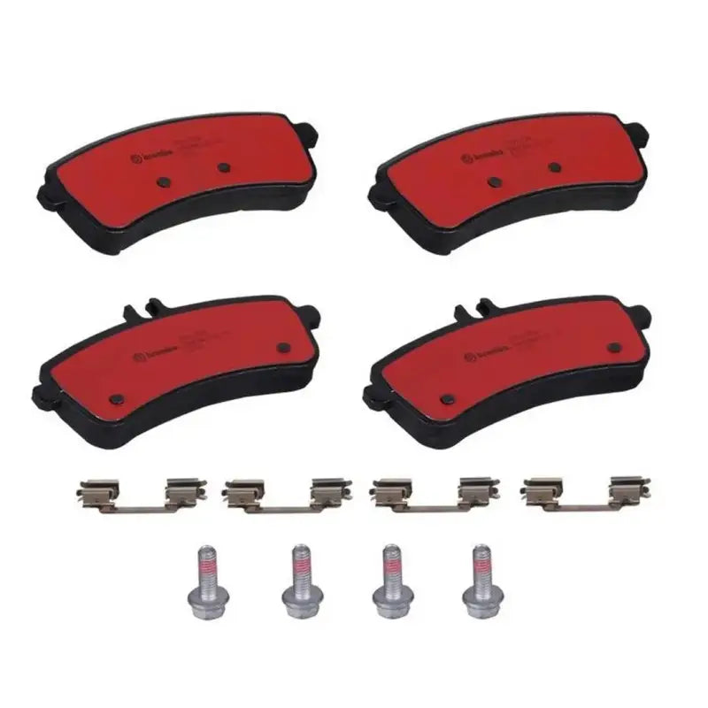 Brake Pad FMSI Number D1681-8911; Ceramic; Set Of 4; With Hardware/ Brake Caliper Screws brmp50125n