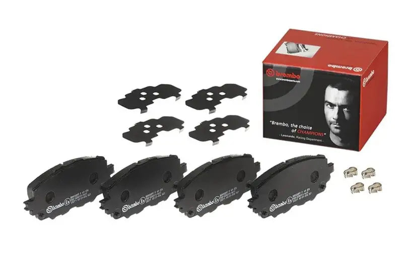 Brake Pad FMSI Number D1903-9130; Low-Metallic; Set Of 4; With Hardware brmp49054