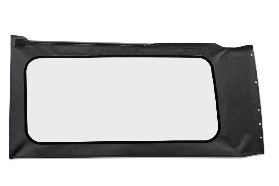 Jeep Wrangler JL 2-Door Bestop OE Replacement Window - Quarter Left Hand Position, Clear Black Vinyl
