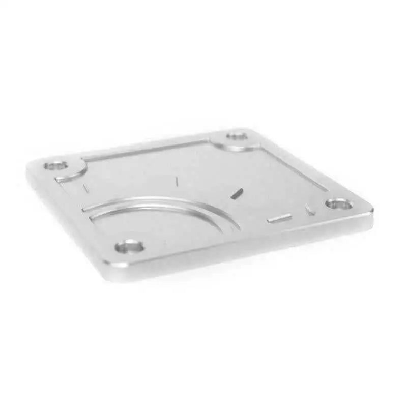 BuiltRight Industries 2020 Jeep Gladiator Bed Plug Plate Cover (Alum) - Silver 110015