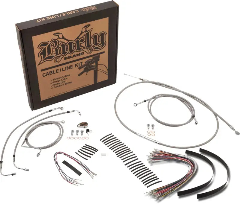 Burly Cntrl Kit 14" Ape Stainless Abs wps-750-05003