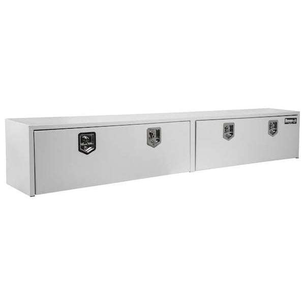 Buyers Products 18x16x96 White Steel Top Mount Truck Box Model 1702920