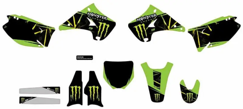 Cmplt Kit Monster Energy Slash White Bg wps-862-2020133