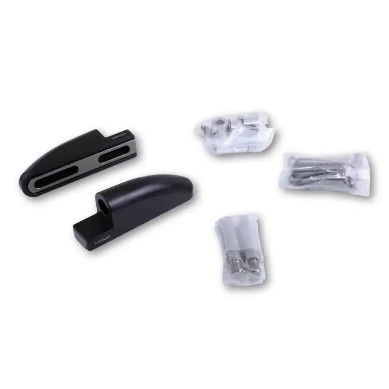 Cnc Fairing Mirror Adapters Long Pair Black wps-58-2225