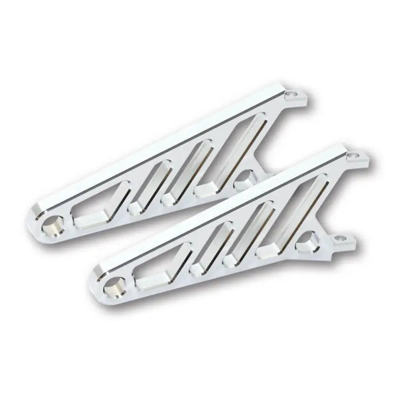 Cnc Headlight Bracket Long Pair Chrome wps-58-2149