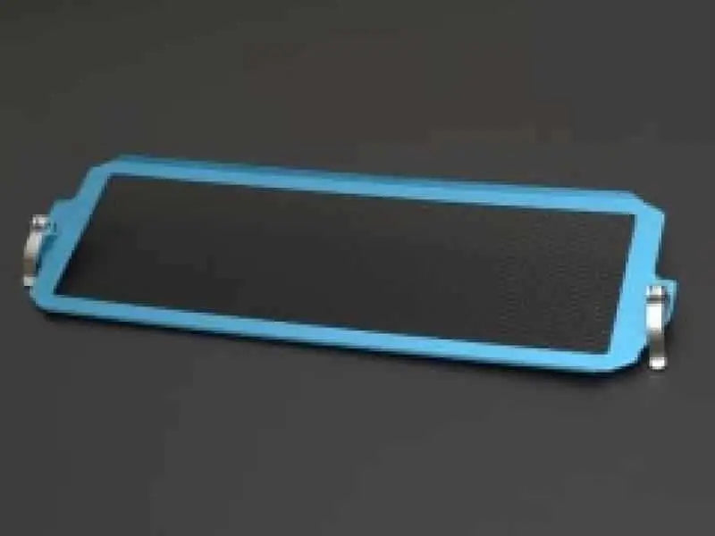 Cusco 08-17 Impreza (GR/GV/VA) Turbo Intercooler Protection Grill Kit Blue w/Blk Mesh 6a1-035-a