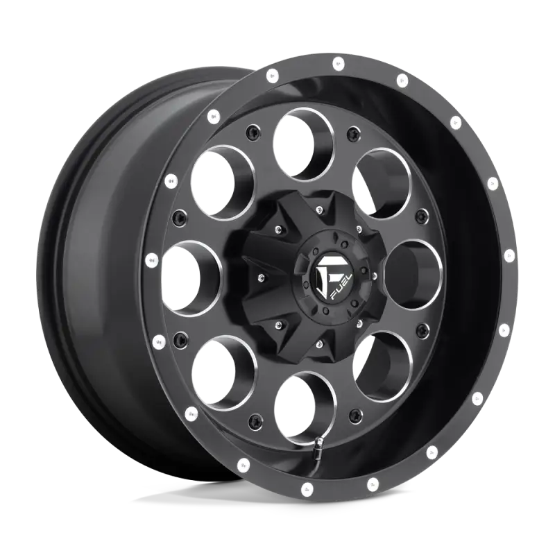 D52515800837 Fuel Offroad D525 15X8 5X4.75/5.0 Mt-Blk-Mil -18 fowd525800837