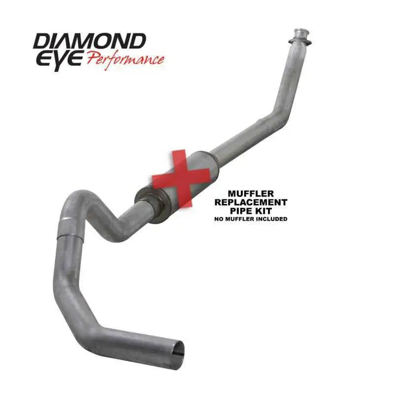 Diamond Eye KIT 4in TB HX40 DWNP 221040 SGL AL 94-02 CUMMINS 5 9L NO WARRANTY ON FITTMENT-CSTM KIT k4212a-hx40-rp
