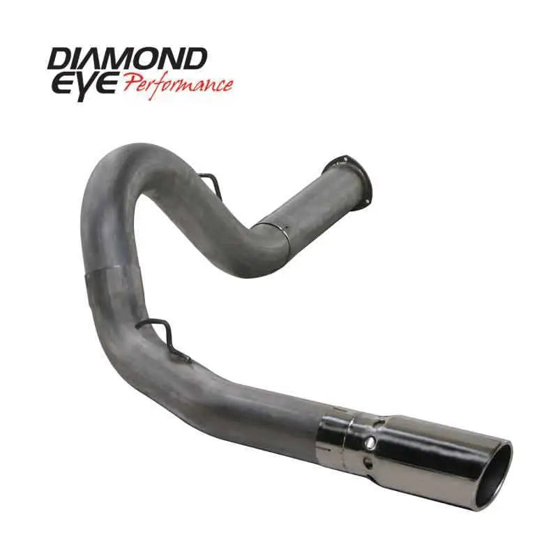 Diamond Eye KIT 5in DPF-BACK SGL SS 07.5-08 CHEVY 6 6L 2500/3500 PCKGD BX46X14X14OD EL-PL k5134s