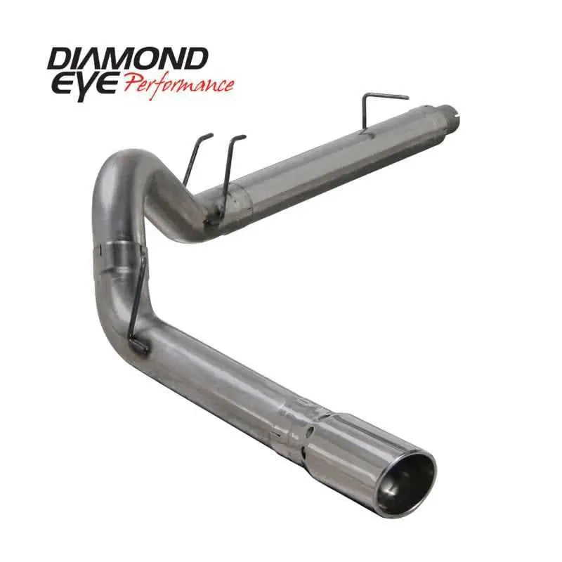 Diamond Eye KIT 5in DPF-BACK SGL SS 08-09 6 4L F250-F350 PCKGD BX46X14X14OD EL-PL k5364s