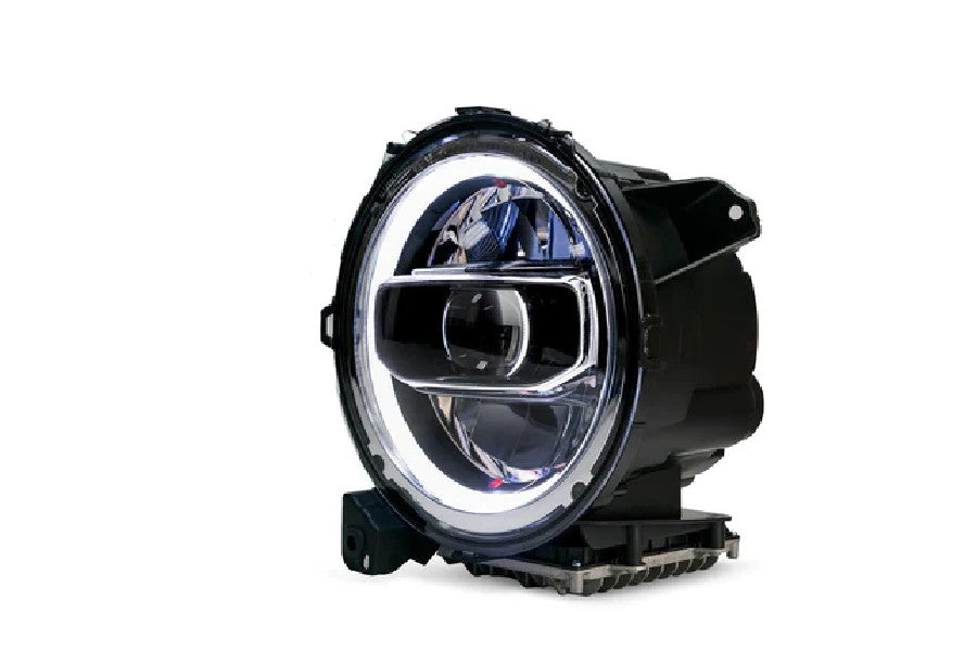 Jeep Wrangler JL & Gladiator JT DV8 LED Headlights - Chrome
