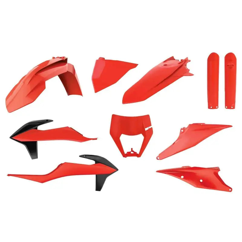 Enduro Kit With Mask Flo Orange Ktm wps-64-90916