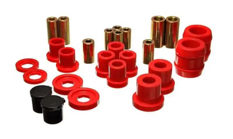 Energy Suspension 00-09 Honda S2000 Red Front End Control Arm Bushing Set 16-3120r