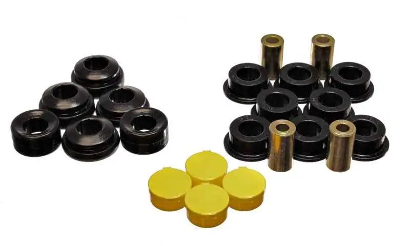 Energy Suspension 01-05 Honda Civic/CRX / 02-05 Civic Si Black Rear Control Arm Bushing Set 16-3118g