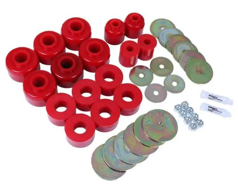Energy Suspension 03-09 Toyota 4Runner/GX470 / 07-14 FJ Cruiser Red Body Mount Bushing Set 8-4114r