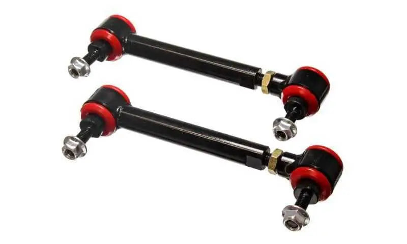 Energy Suspension Universal Red 6-3/4in-7-3/4in inAin Range Pivot Style End Link Set 9.8172R